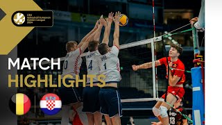 Belgium vs Croatia  Match Highlights I European Golden League Men 2024 [upl. by Yci87]