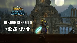 WotLK Utgarde Keep Solo 632k XPhr  70 Prot Paladin [upl. by Boswall250]