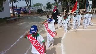 Annual Sports Day  KIDDZY ‘24  Kindergarten  March Past  LKG A   Runner Fathima Afnan Miss [upl. by Ahsenroc]