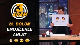 Emoji Şarkı Yarışması Kahkahaya Boğdu  3 Adam [upl. by Leopold]