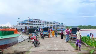 গলাচিপা লঞ্চ ঘাট পটুয়াখালী ।। Galachipa launch ghat patuakhali ।। [upl. by Jordon120]