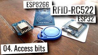 ESP32 amp ESP8266  RFID RC522 access bits [upl. by Marj]