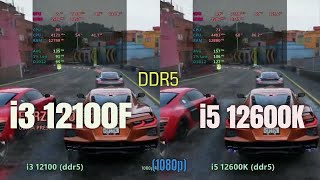 i3 12100 vs i5 12600k ddr5 in 2024 [upl. by Ylsew448]