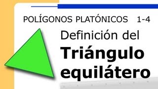 Definición del Triángulo equilátero  Amg [upl. by Akanke]