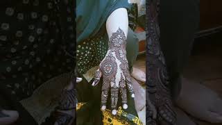 stylish mehndi design arosa Mehandi diesing online booking my WhatsApp number  handmehndi [upl. by Ikkin]