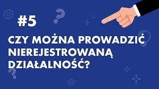 Czy fizjoterapeuta może prowadzić nierejestrowaną działalność gospodarczą ❓ Zapytaj Prawnika 5 [upl. by Ellenwahs]