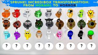 Sprunki Incredibox Transformation From Normal to Horror What’s Your Favorite Color Magic Mix [upl. by Ellehcsar]