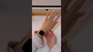 Apple Watch Series 9 Starlight with Gold Milanese Loop miniunboxing applewatchseries9 milanese [upl. by Reprah809]