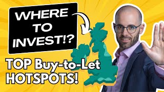 Top 5 BuytoLet Property HOTSPOTS 2024 in the UK  Best Places to Invest UK [upl. by Anoed]