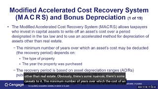 Chapter 8 Depreciation and Sale of Business Property PowerPoint Lecture [upl. by Maxey]