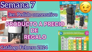 PRODUCTO A PRECIO DE REGALO Y BOLSA DE PUNTOS SEMANA 7 Betterware 2024 🌸 [upl. by Jacinda]