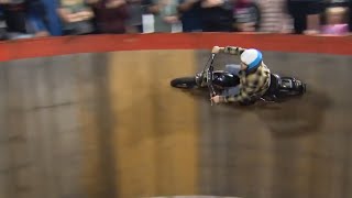 Wall of Death thrills crowds at The Motorcycle Supershow [upl. by Novello]