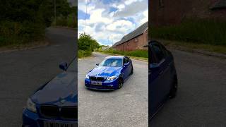 Straight Piped Lemans Blue BMW 330d e90 lci 430bhp 10J rims square set up 🔥 [upl. by Buehler]