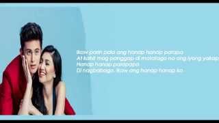 HanapHanap LYRICS  James Reid amp Nadine Lustre [upl. by Euton]