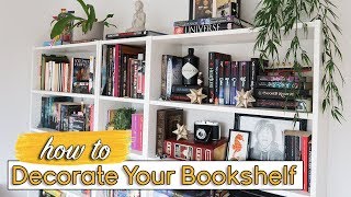 How To Decorate amp Personalize Your Bookshelf [upl. by Ennovad]