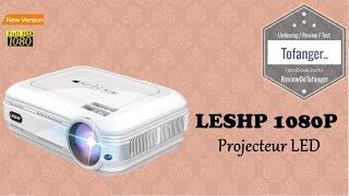 LESHP Videoprojecteur 1080P HD 3200 Lumens Led  BL58 projector [upl. by Nolyaj]