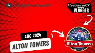 Alton towers vlog August 2024 [upl. by Aihsile]