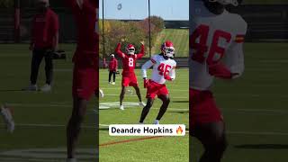 Deandre Hopkins First Look with the Chiefs in Practice 🔥 [upl. by Tarazi]