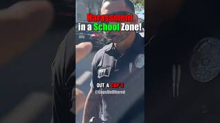 Shocking Cop Harassment in School Zone [upl. by Everrs]