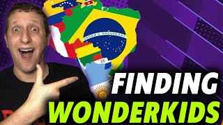 How to scout for South American WONDERKIDS in football manager [upl. by Ellekim]