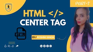 Heres a description for your video on teaching the center tag in HTML [upl. by Bunde]