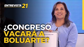 ¿VACANCIA A BOLUARTE Ana Jara quotSí Dina Boluarte sigue así no llega al 2026quot  Entrevista21 [upl. by Eiramrebma]