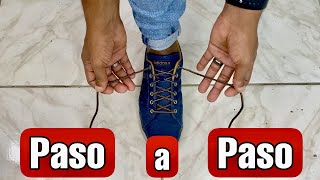 Como atarse los cordones FORMA TRADICIONAL Y FORMA FÁCIL 🙌🏽 [upl. by Dredi]