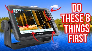 Garmin Echomap Beginners Guide Tutorial  DO THESE 8 THINGS FIRST [upl. by Satterlee]