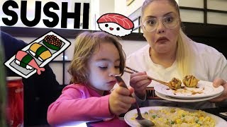 SERATA MAMMA E FIGLIA AL RISTORANTE GIAPPONESETANTO SUSHI 🍣 [upl. by Ihcekn]