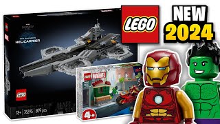 LEGO Marvel Helicarrier amp Iron Man Summer 2024 Sets OFFICIALLY Revealed [upl. by Alvy]