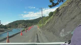 The road from Bethells heading back some road washouts [upl. by Close224]