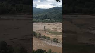 Aerial Storm DamageEast Tennessee Pt 3 storm hurricane damage breakingnews tennessee flood [upl. by Drucill]