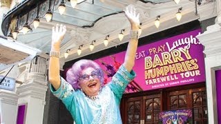 Dame Edna Everage BBC RADIO INTERVIEW  Barry Humphries [upl. by Nehcterg]