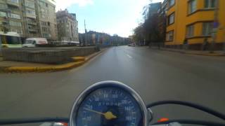 Virago XV400 riding in Sofia [upl. by Burkhard]