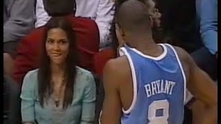 Halle Berry checking out Kobe Bryant 2005 [upl. by Aneem718]