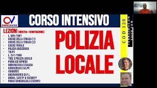 Presentazione del corso intensivo di POLIZIA LOCALE di NicolettiOrlandi [upl. by Magdalen]