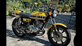 RD400 YAMAHA 1977 WITH TUNED EXPANSION CHAMBERS in 4K [upl. by Nyloj]