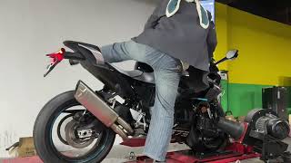 cf moto 675sr exhaust sound dyno cfmoto 450sr 500sr 675sr superbike bikelife exhuastsound [upl. by Peg]