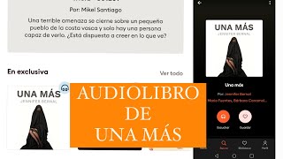 UNA MÁS en AUDIOLIBRO en STORYTEL 😱 [upl. by Sonahpets]