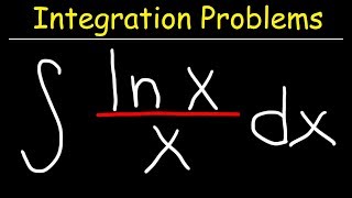 Integral of lnxx [upl. by Netsrak409]