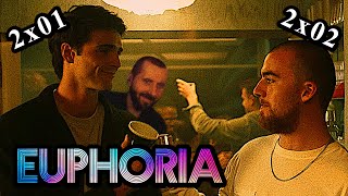 REACTION ► Euphoria ► 2x01  2x02 [upl. by Hannover]