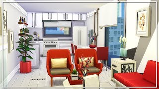 1313 21 CHIC STREET APARMENT RENOVATION  The Sims 4 Speed Build NO CC [upl. by Eirrej393]