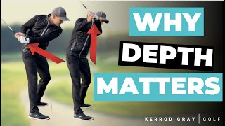 HOW TO GET BACKSWING DEPTH FOR BETTER BALL STRIKING [upl. by Edgerton367]