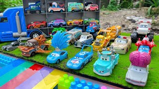 Pixars Cars On The Road  Lightning McQueen Sally Carrera Tow Mater Cruz Fillmore Chick Hicks [upl. by Rebmetpes]