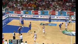 Eurobasket 2009  Final  Spain  Serbia 8563 Spain Gold Medal and Cup  Serbia silver  Poland [upl. by Nylinej]