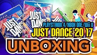 Just Dance 2017 PS4Xbox OneWii U Unboxing [upl. by Eckel942]