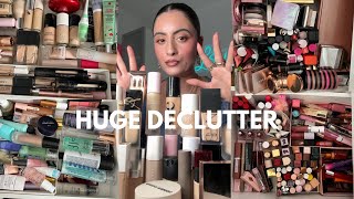 DECLUTTER MY MAKEUP WITH ME BEFORE I MOVE ABROAD [upl. by Elie]