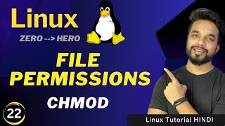 Linux File Permissions For Beginners HINDI  Linux CHMOD Command [upl. by Ayoral]