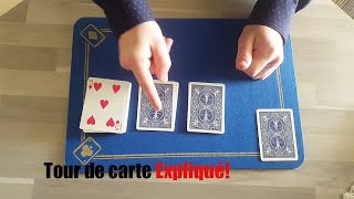 tour de magie avec des cartes impressionnant pour les débutants expliqué [upl. by Hsak]