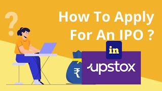 How to Apply ipo in upstox  Step by Step Process by Real Example india bse nse ipo upstox [upl. by Soisinoid]